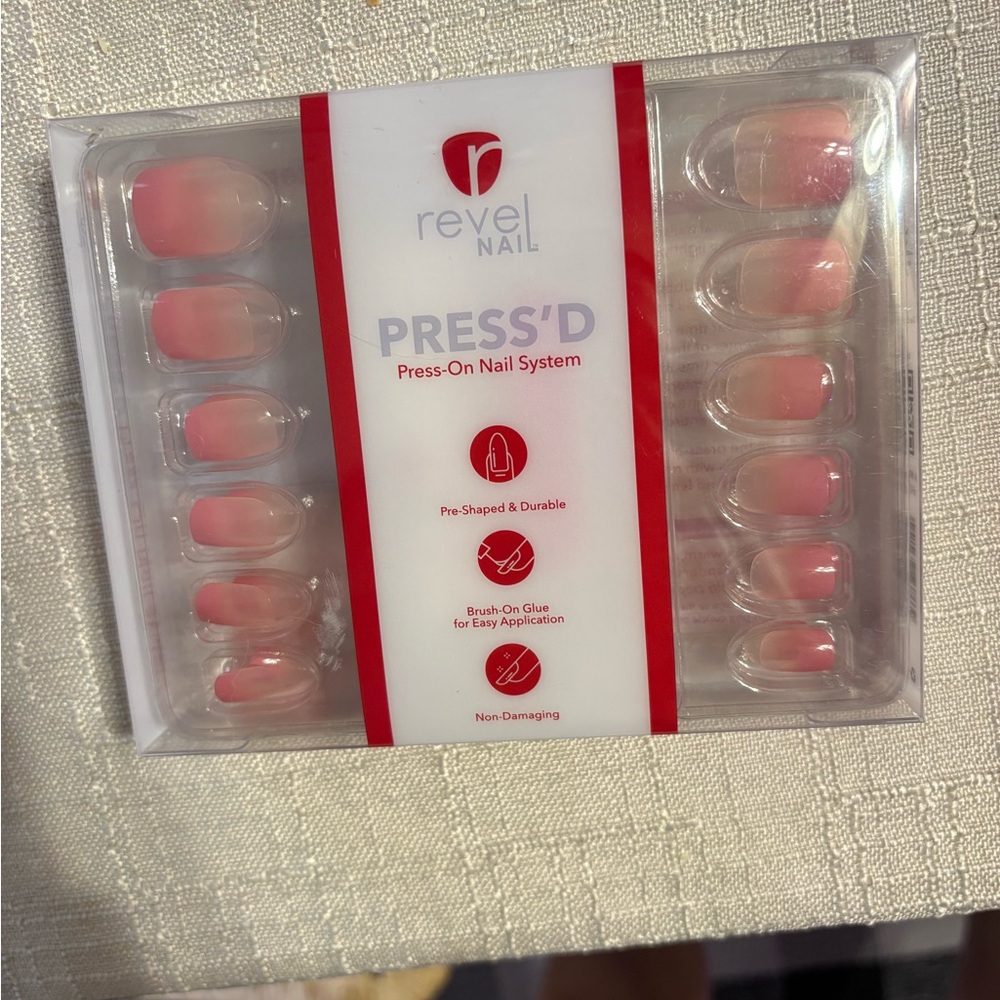 Revel Press'D Press-On Nail System - Pink Ombre